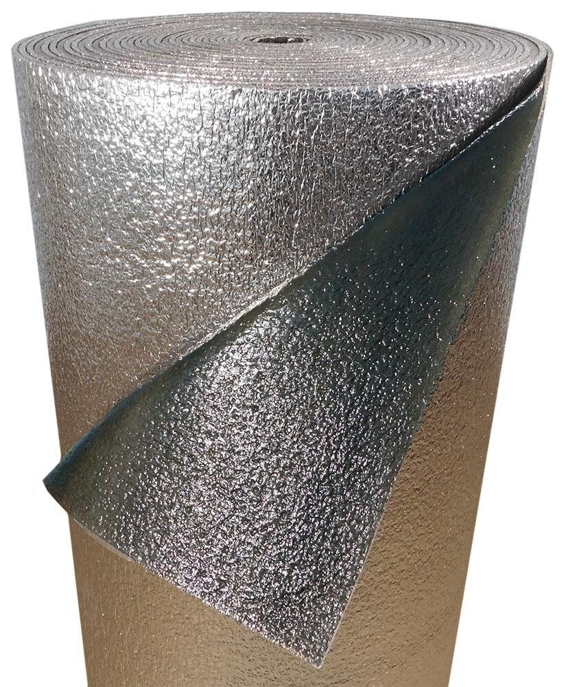 AD10 10MM Reflective BLACK FOAM CORE Insulation Roll Radiant Barrier 48″X5′ R12