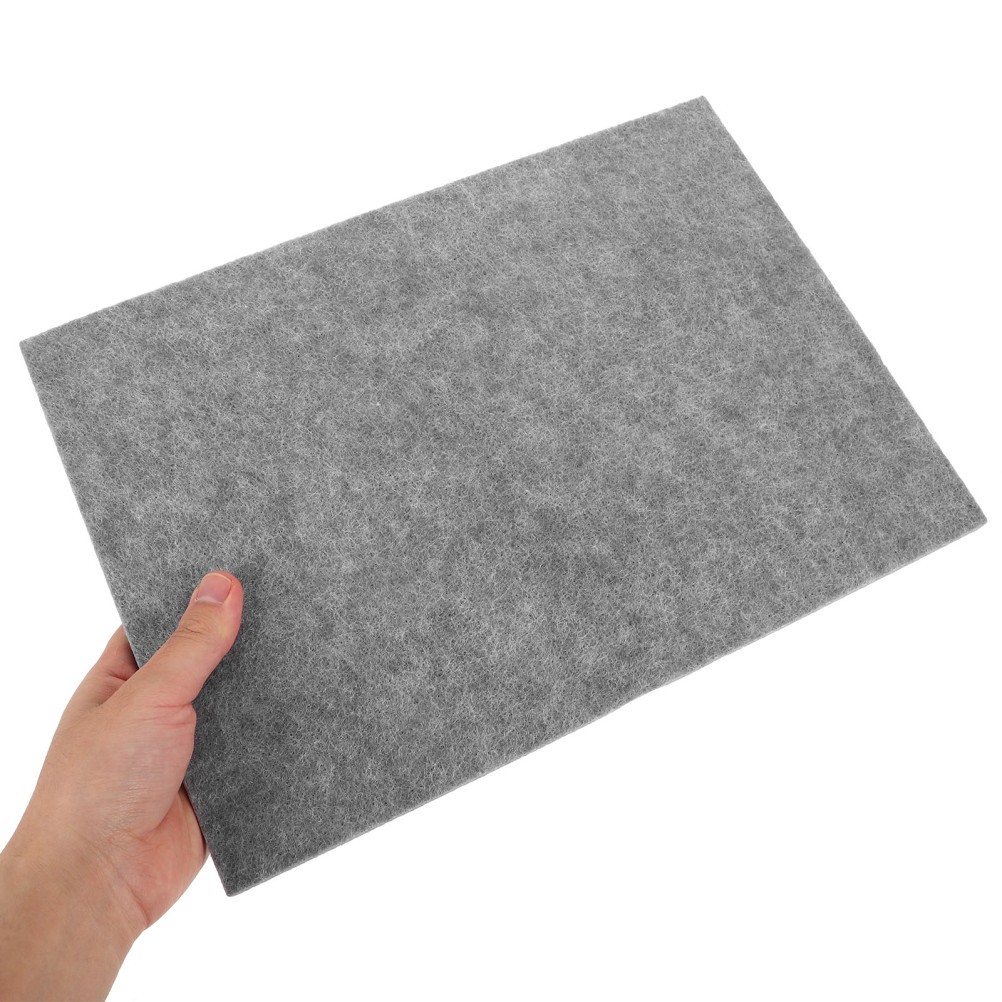Grey Polyester Home Soundproof Wall Panels Durable Acoustic Sound Absorbing Pads