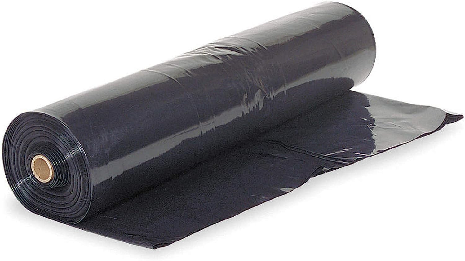 Farm Plastic Supply – Crawl Space Vapor Barrier – 10 Mil – Black Vapor Barrier,