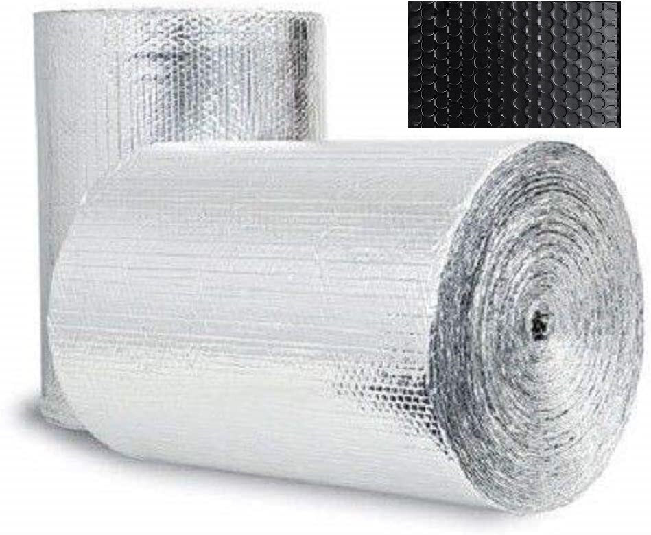 REFLECTIX Continuous BLACK Double Bubble Reflective Foil Insulation 12″x5″ R8