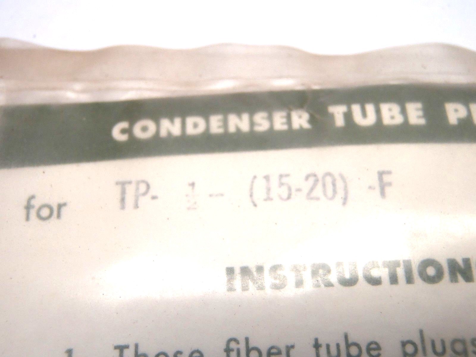2 pack NUPRO Condenser Tube Fiber Plugs for TP-1/2-(15-20)-F