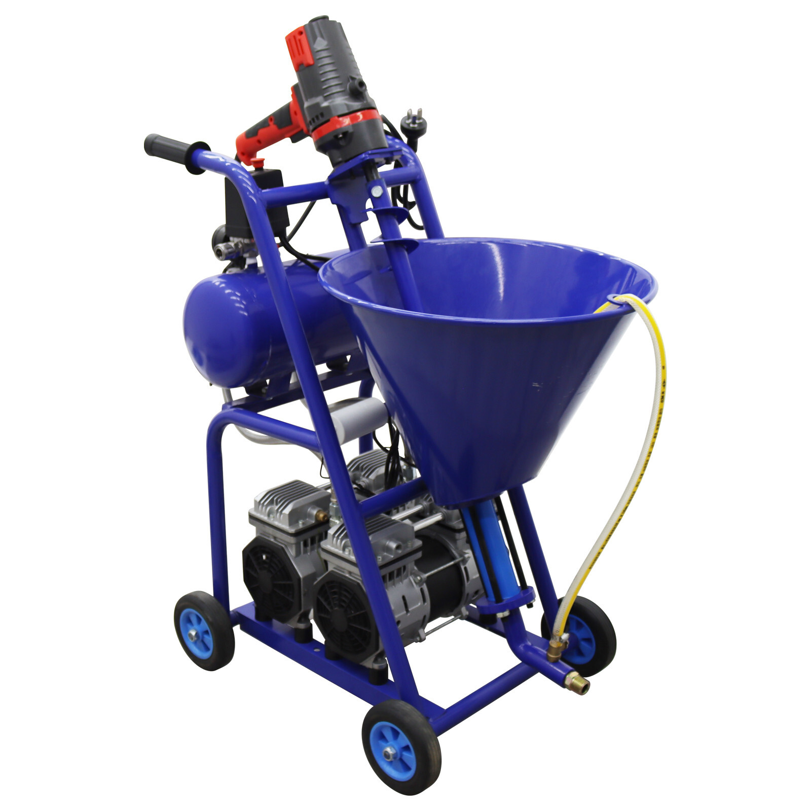 Polyurethane Foam Spraying Machine 50L Hopper 220V Putty Dust Sprayer 1-10 L/min