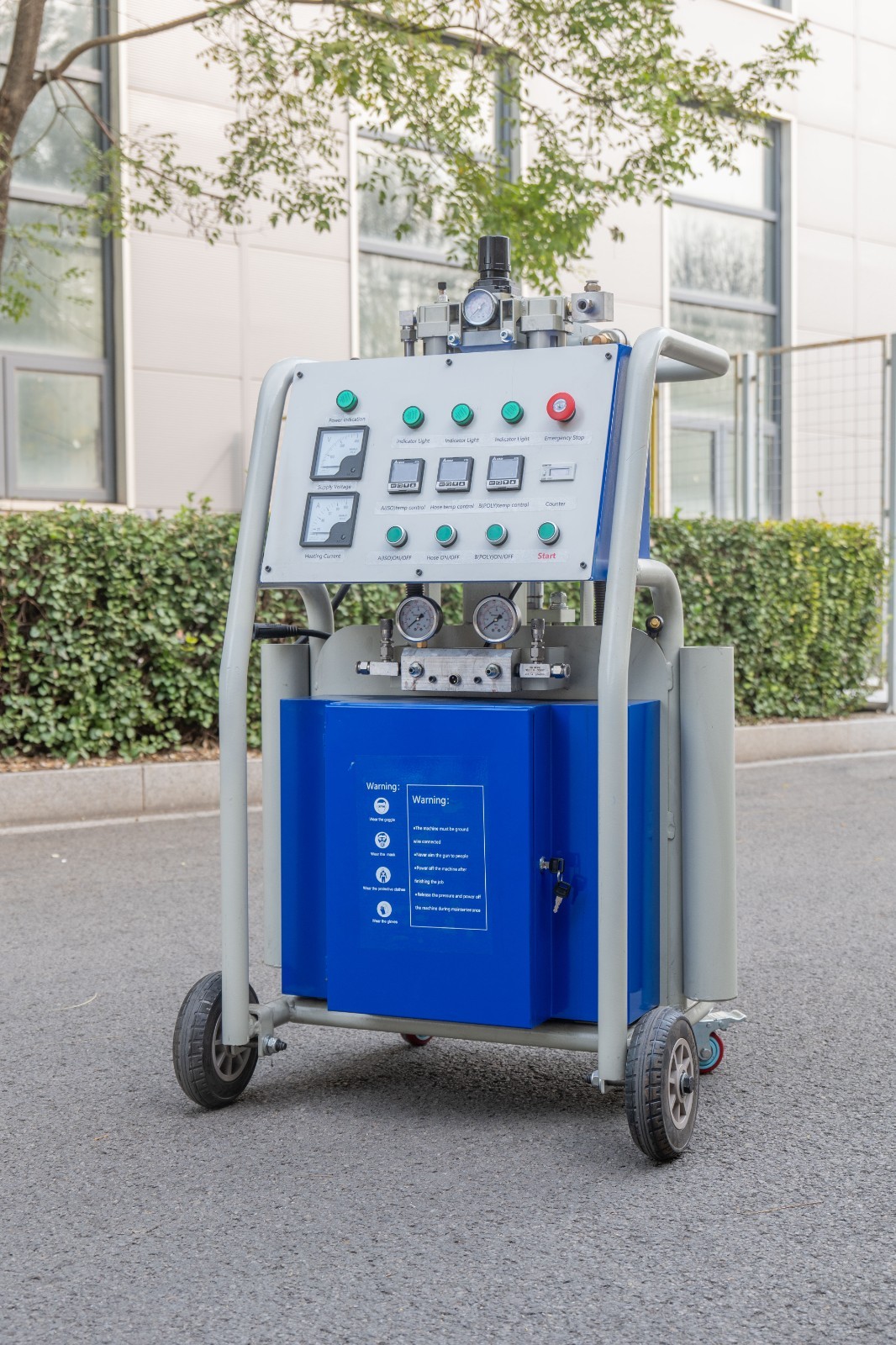 220V 14KW Pneumatic Polyurea and Polyurethane Foam Spray Insulation Machine