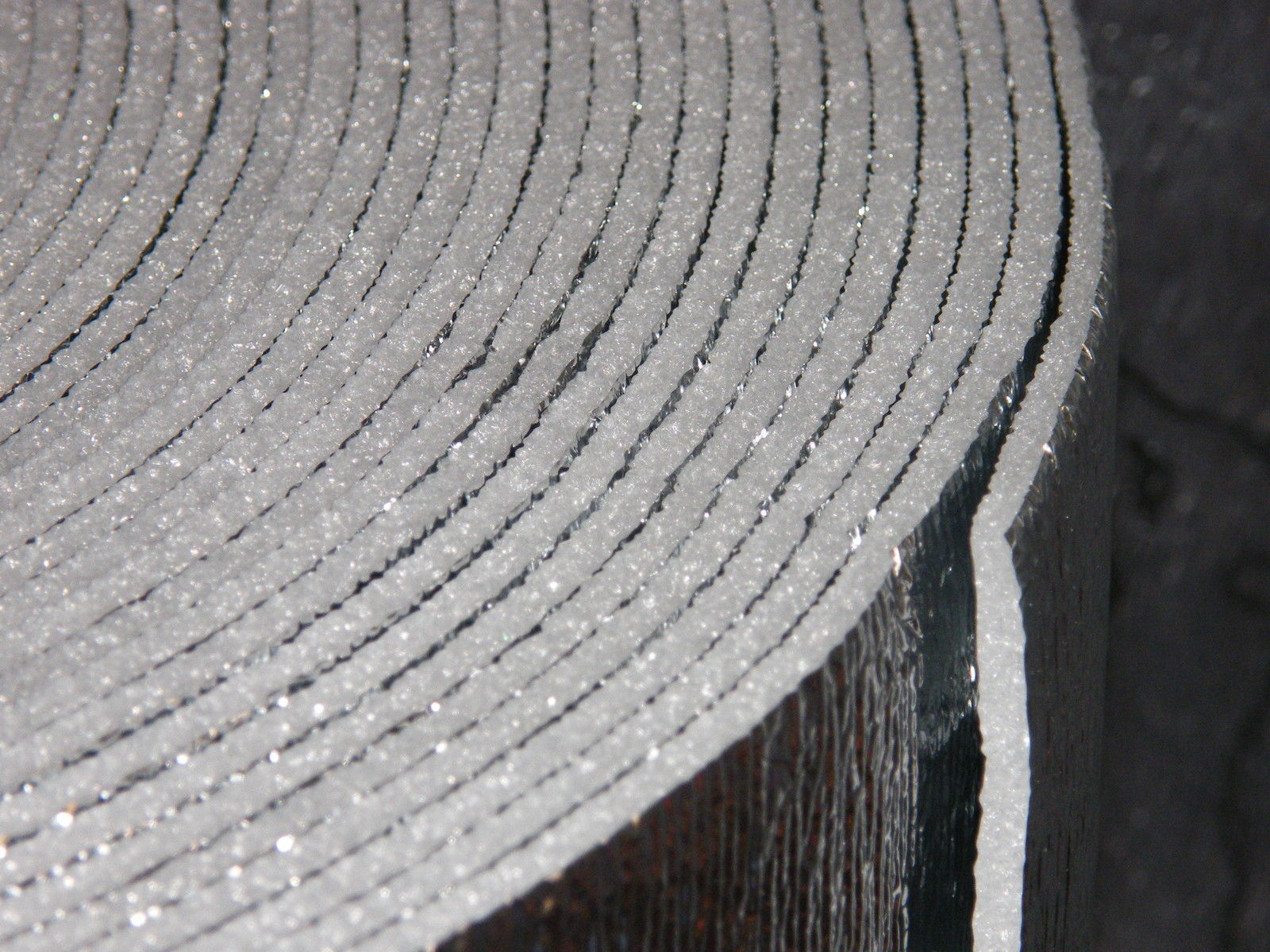 16 x 25 Reflective Foam Core Insulation HVAC Faucet Pipe Air Duct Wrap Roll 1/4