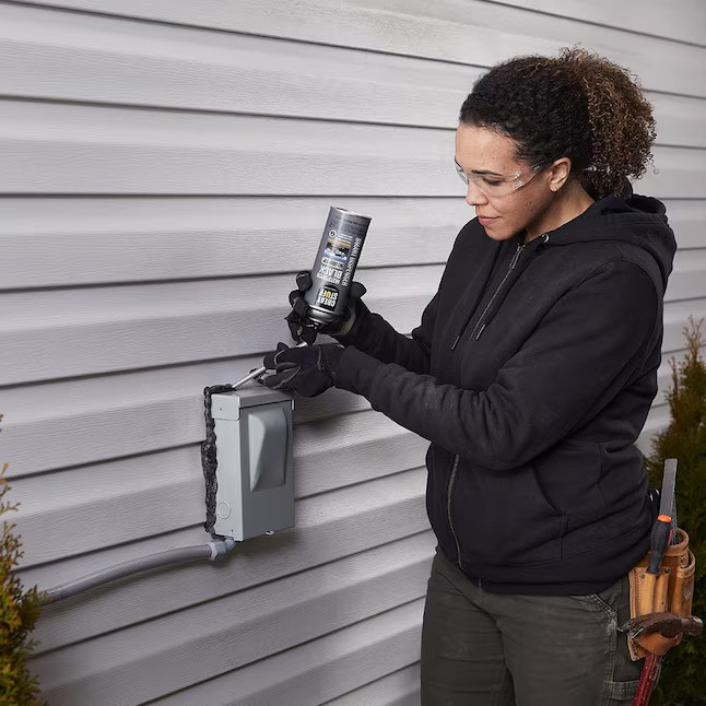 GREAT STUFF Multipurpose Black 12-oz Smart dispenser Spray Foam Insulation