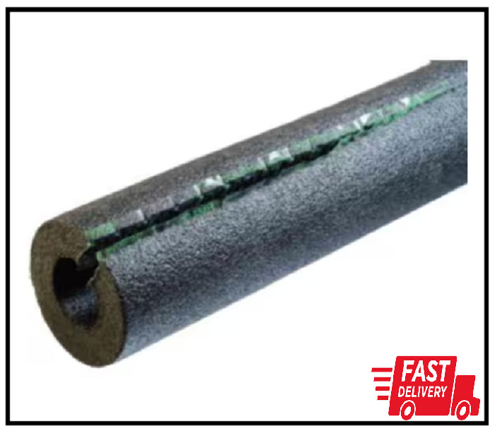 3/4 In. X 6 Ft. Pipe Insulation Heat Air Conditioner Black Foam