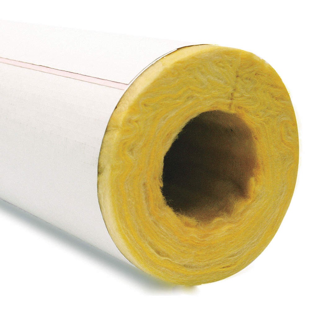 OWENS CORNING 722616 Pipe Insulation,ID 1-1/4″,Wall Thick 2″ 4LFF7