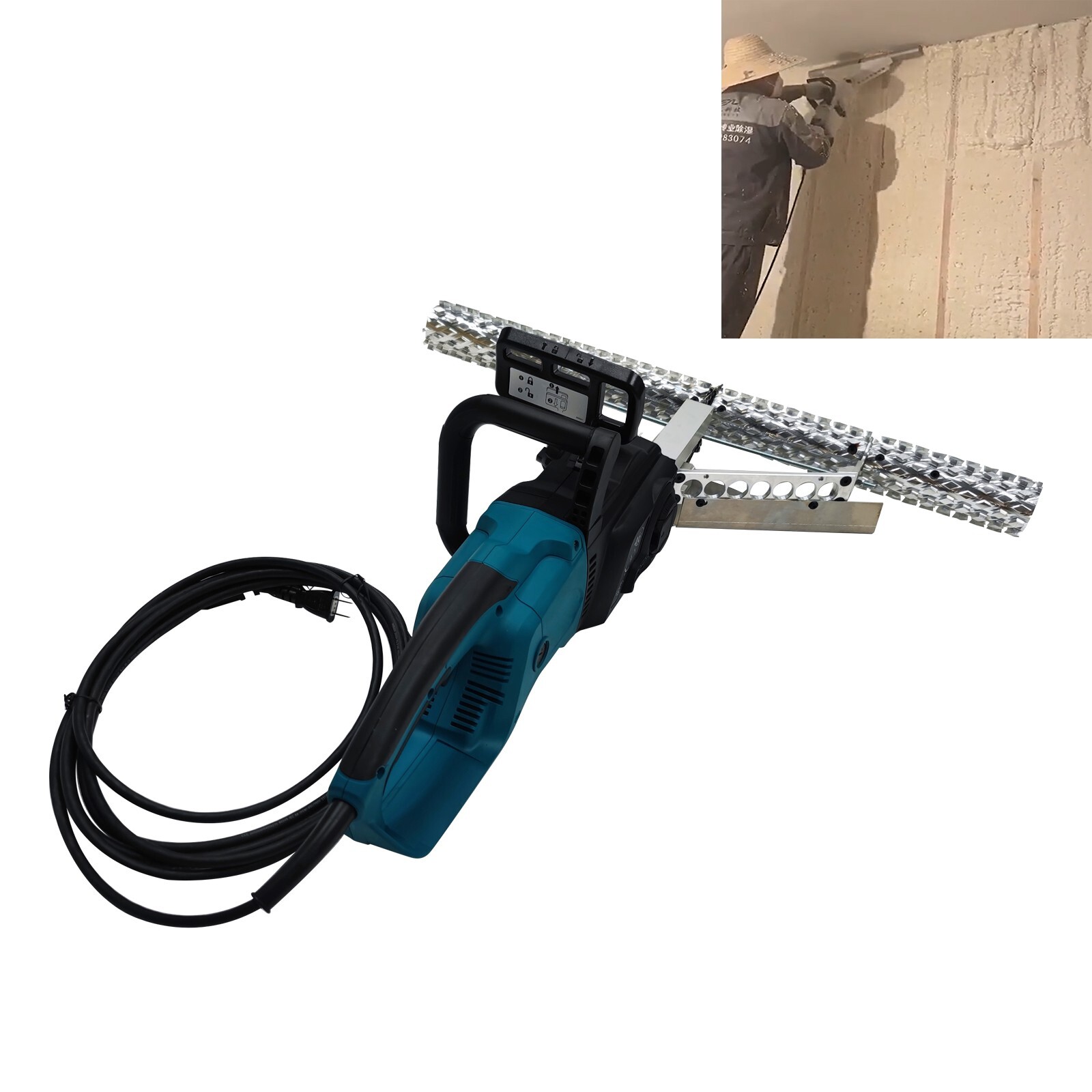 110V Open Cell Foam Planer Insulation Trimming Equipment 27.5″ Spatula Length