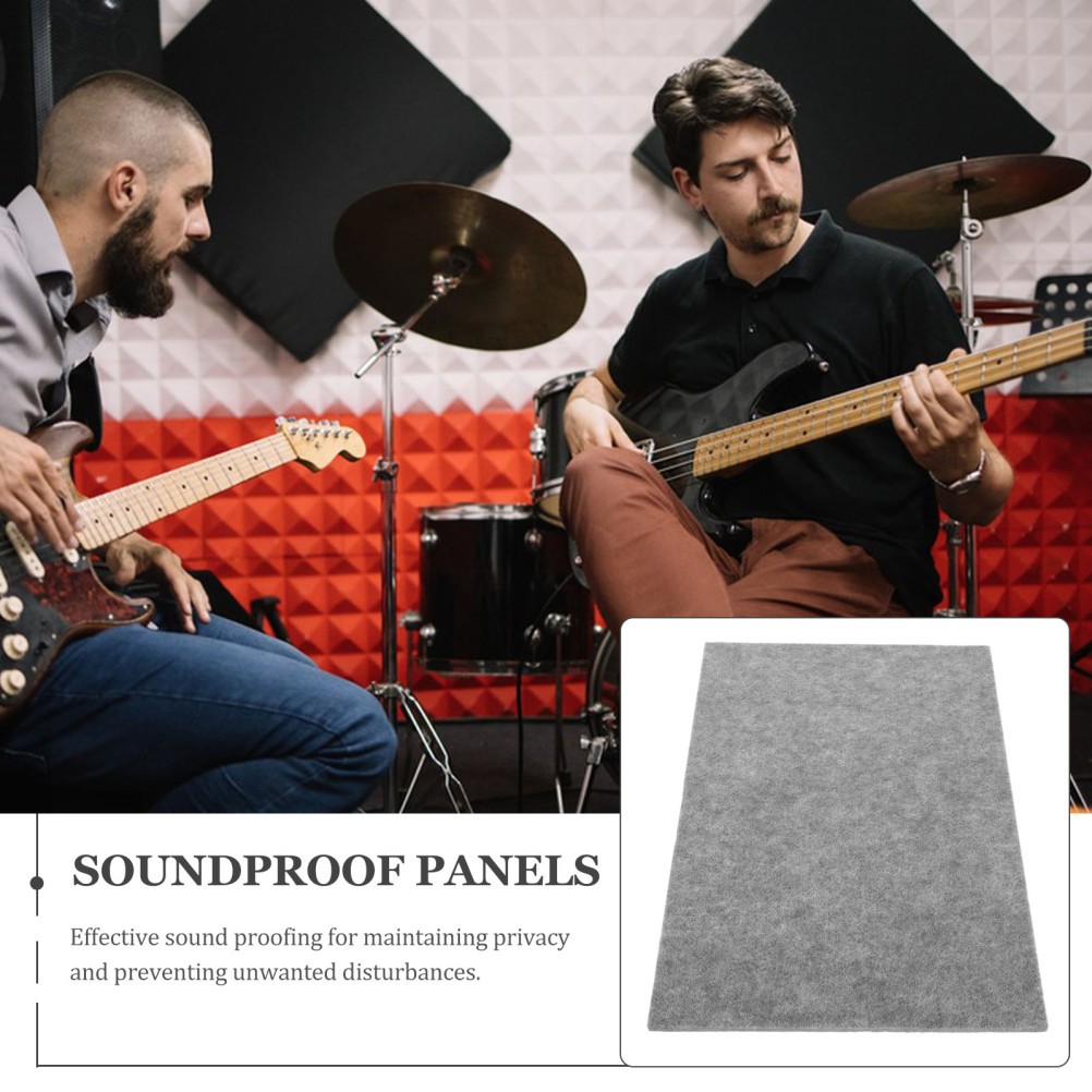 Soundproof Panels for Home Wall Durable Polyester Acoustic Noise Absorbing Pads