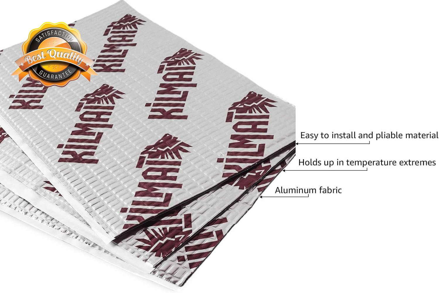 80 Mil 10sqft Car Sound Deadening Mat Butyl Automotive Noise Insulation