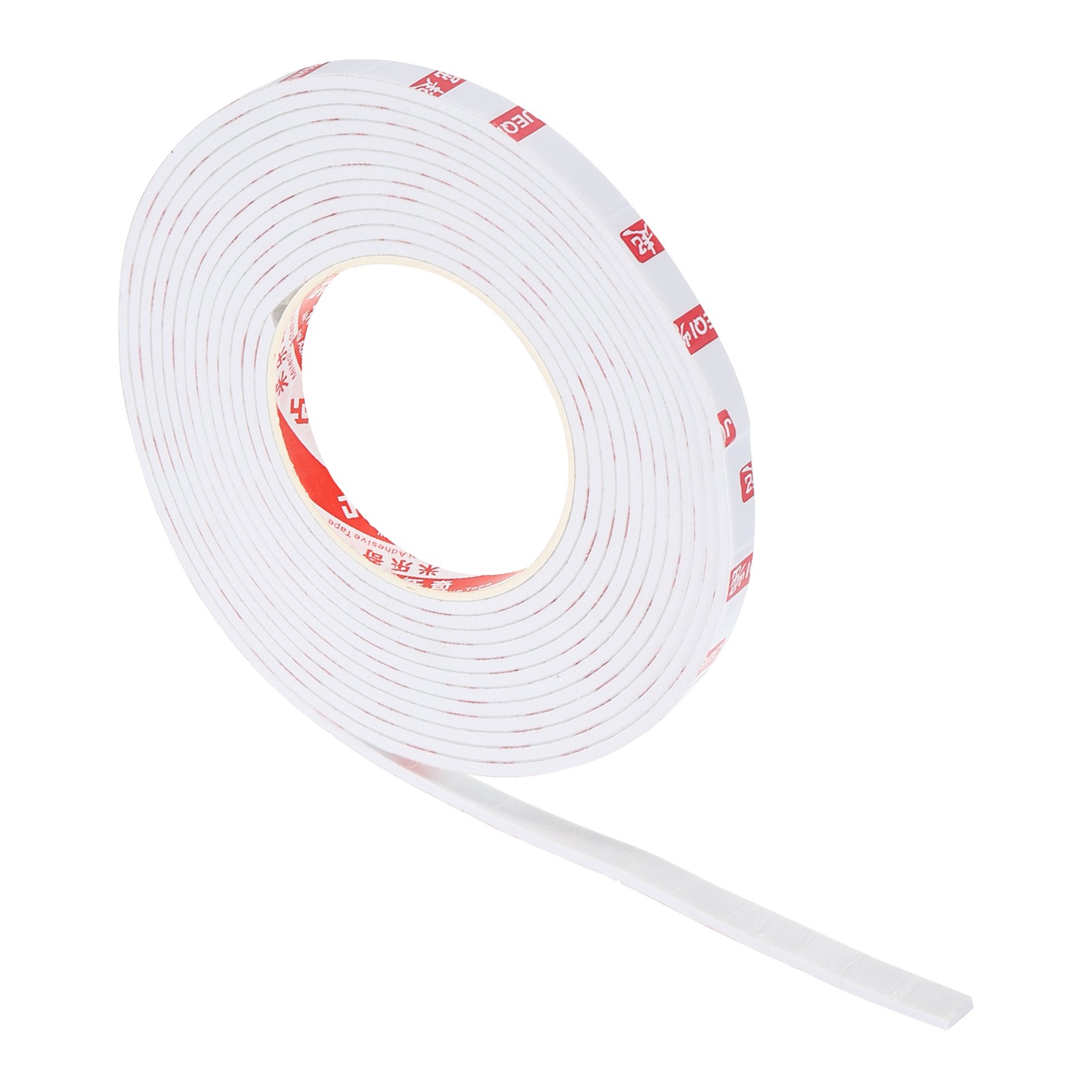 3/8″W x 1/8″T x 16.4Ft EVA Double Sided Foam Tape, White