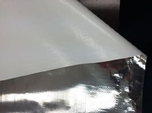 1000sqft SOLID Vapor Barrier White / FOIL CRAWLSPACE ENCAPSULATION 48inch WIDE