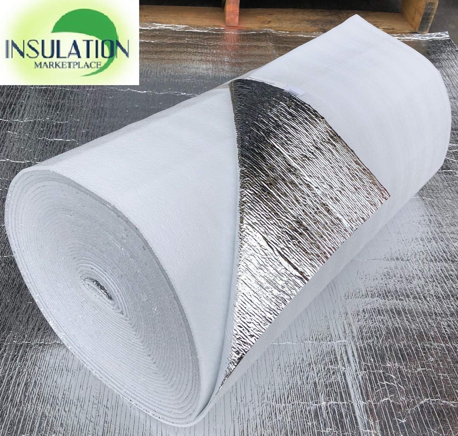 SmartSHIELD -5mm 24″x50ft Reflective Foam Core Insulation roll, Cold and Heat…