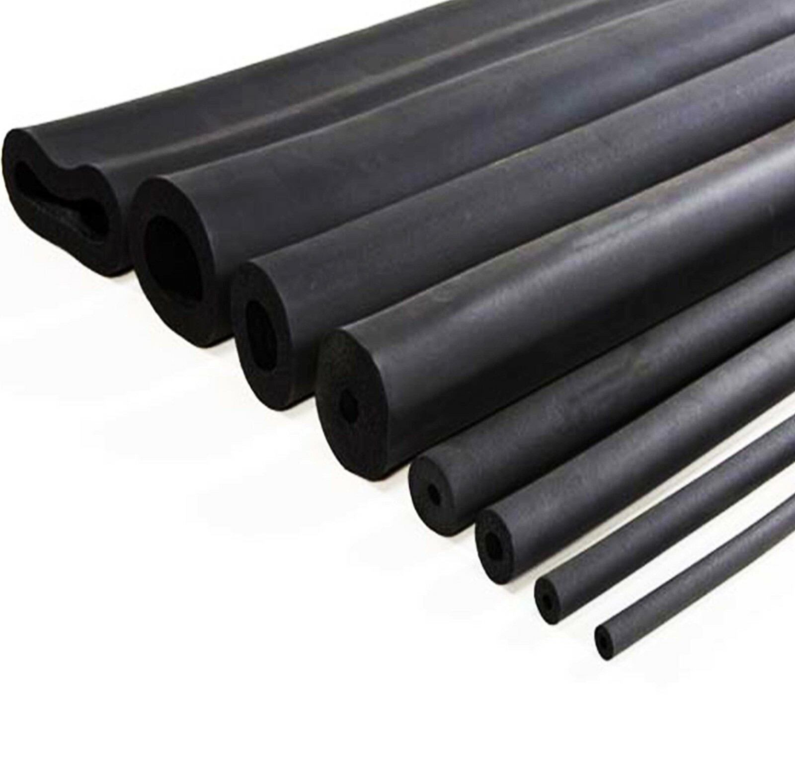 COPPER PIPE FIRE RATED FOAM INSULATION 2 METRES 5/8 15MM ID – 25MM 1″ WALL OD
