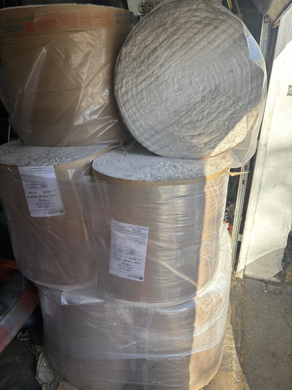 R-19 Unfaced Insulation 100SqFt Rolls Cheap Bulk Price