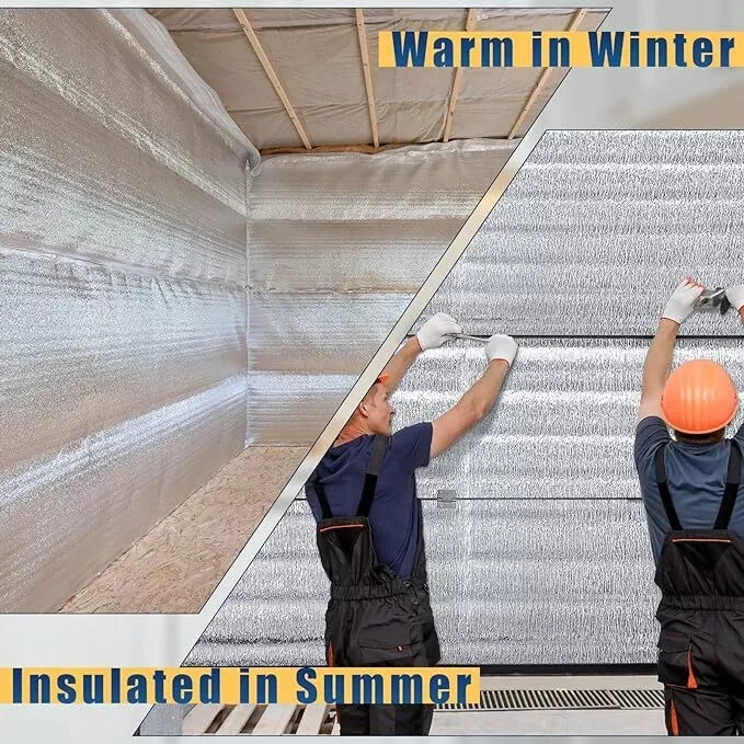 3Pcs Radiant Heat-Cold Barrier Single Side Reflective Insulation Mat 60″x40″