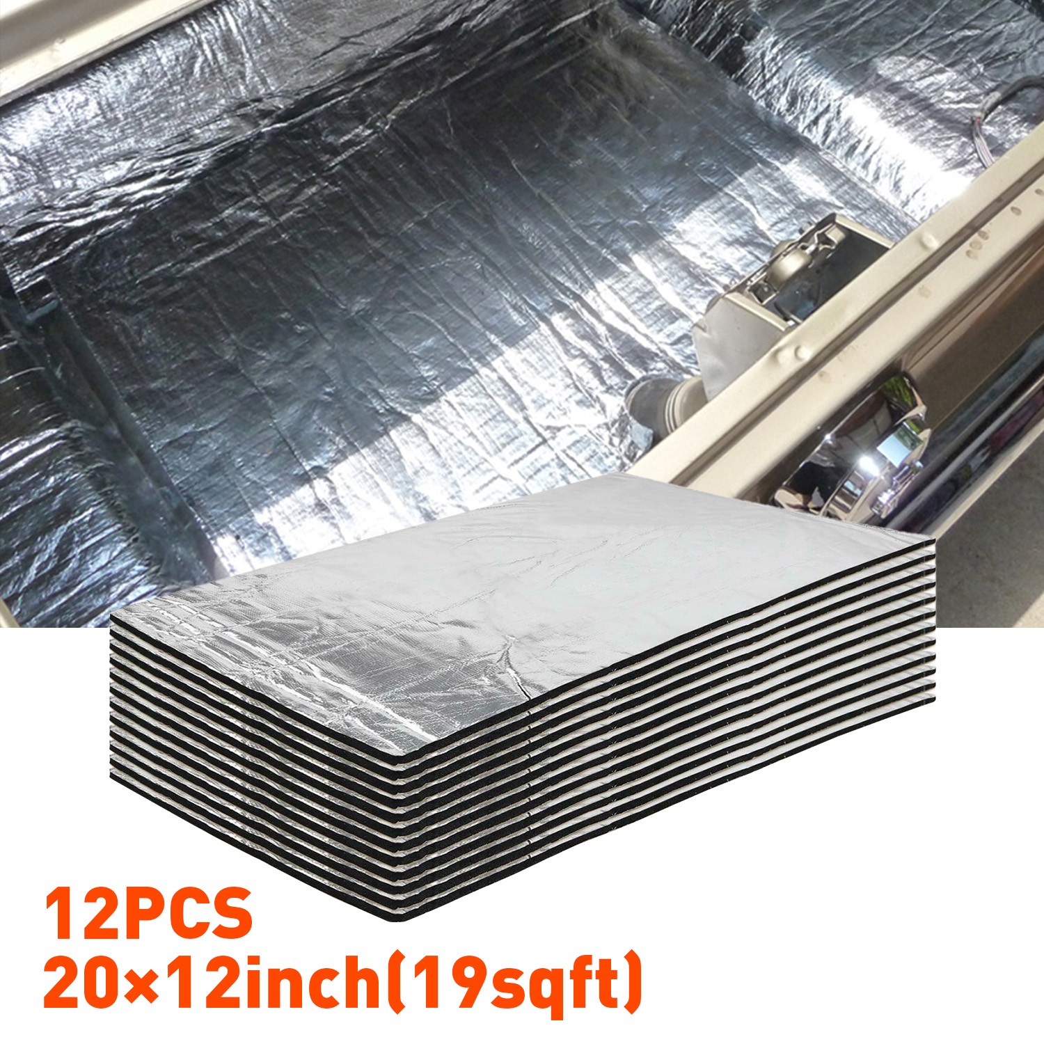 1.8sqm Industrial use Sound Deadener noise reduction Insulation protect mat NEW