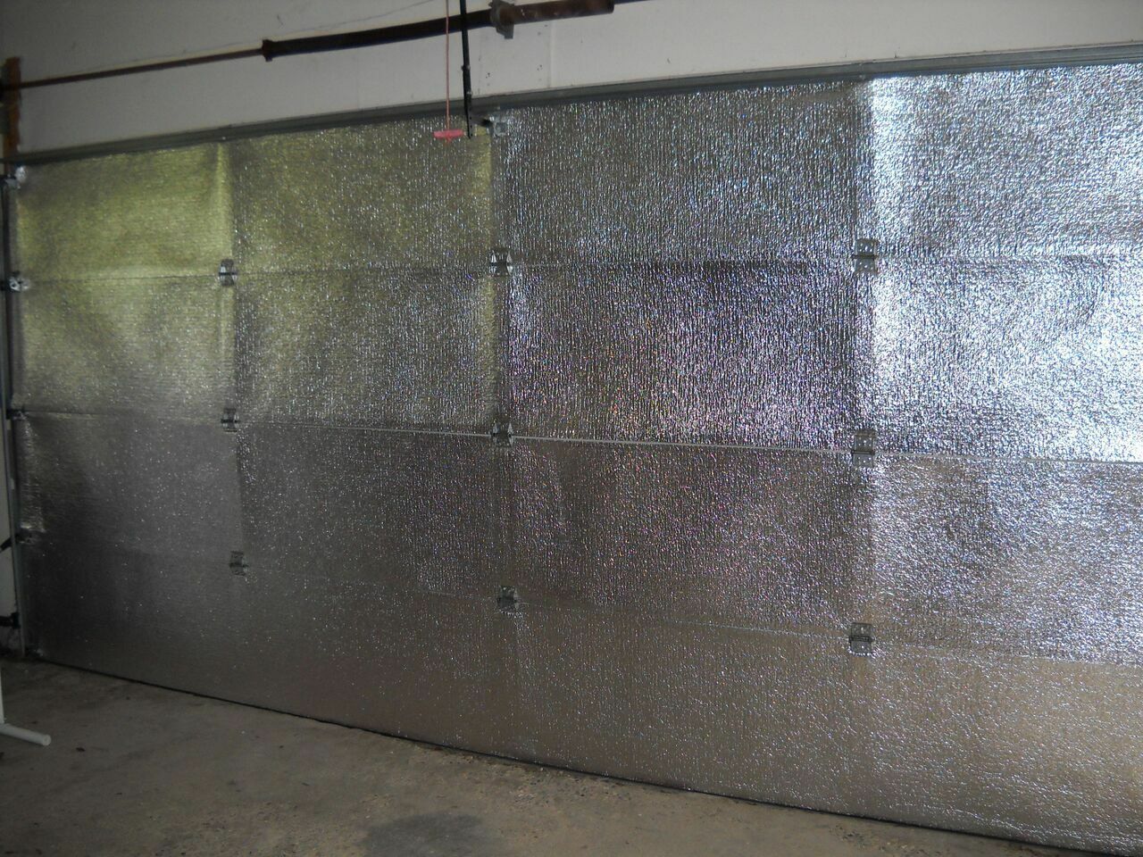 NASATEK Silver Reflective Poly Core Garage Door Roll Insulation 24in x 10ft (R8)