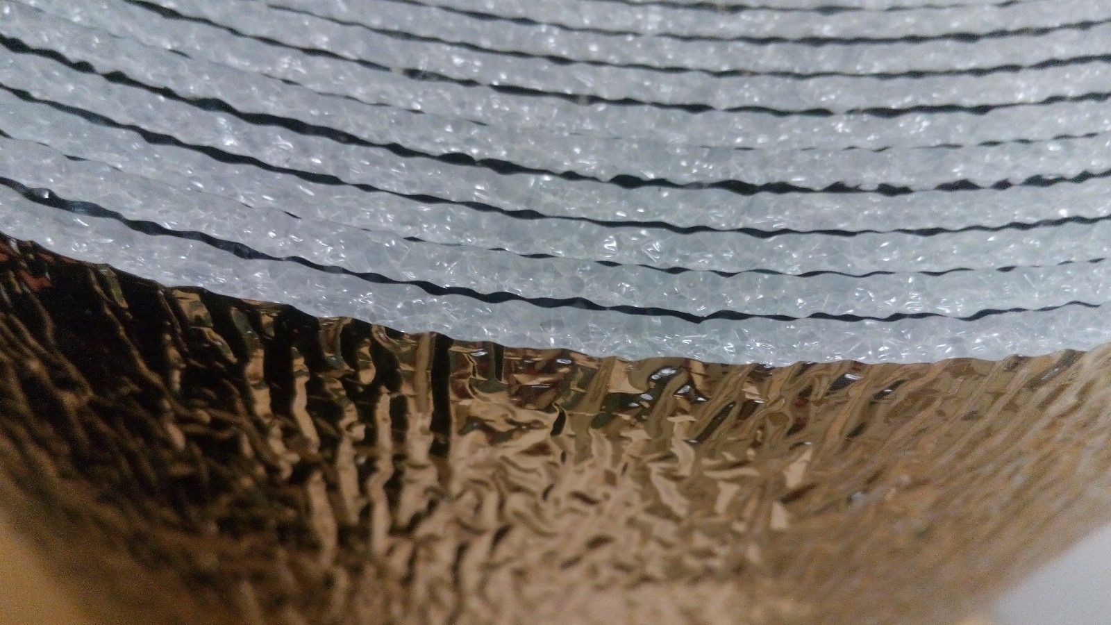 4ft x 50ft Double Sided SOLID Foam Core Insulation 1/4 Waterproof Vapor Barrier