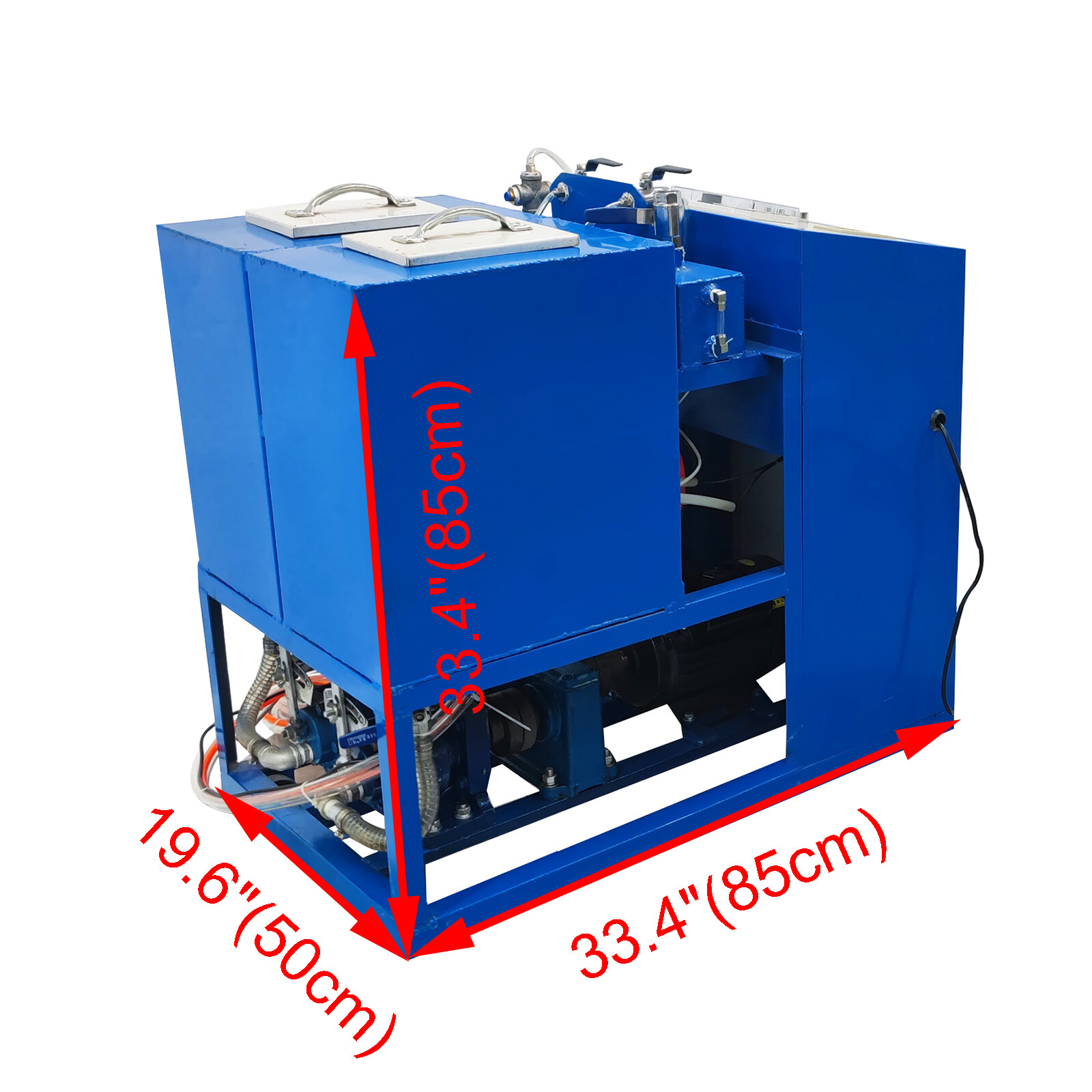 220V Polyurethane Foam Spray Insulation Machine 1:1 w/8m Hose 2 Material Boxes