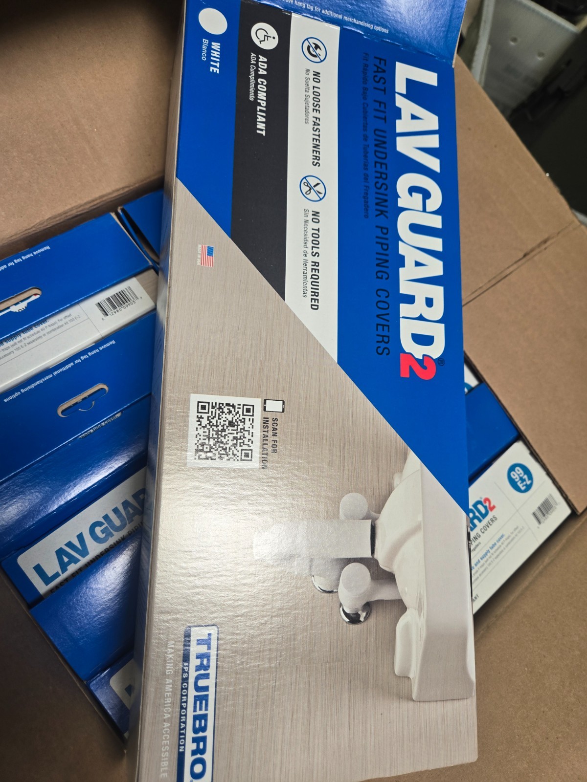 BOX OF 15 NEW Truebro 82188 Molded Vinyl Angle Valve And Supply Cover LAV GUARD