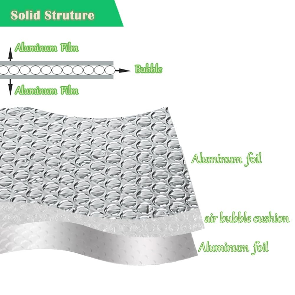 24″ x 10 Ft Reflective Window Insulation ,Rv for 3MM×24inch×10Ft