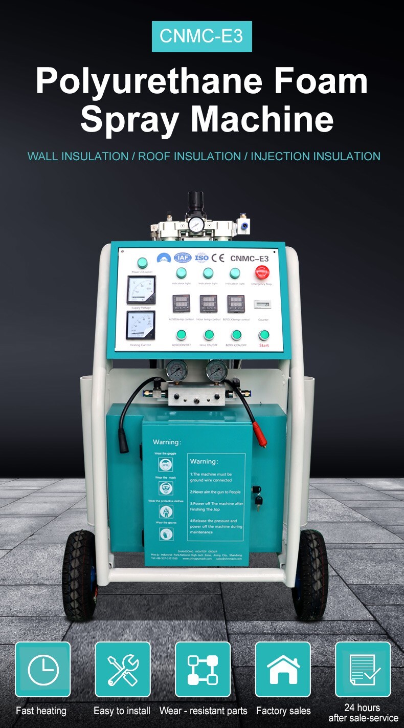 220V Open Closed Cell pneumatic PU foam polyurethane Insulation spray machine