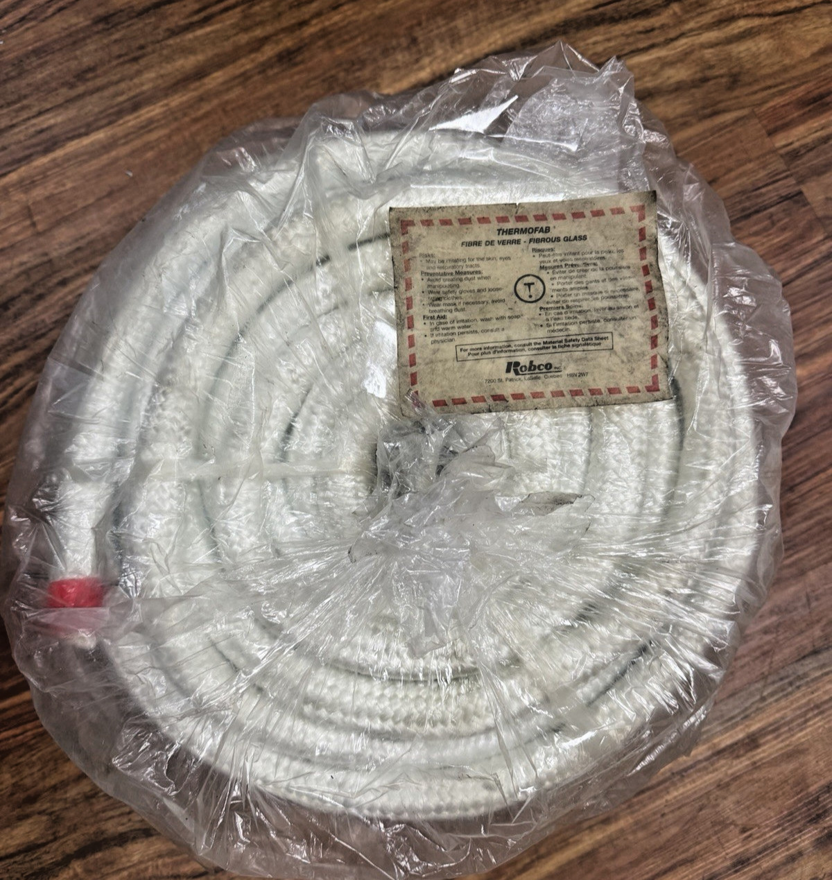 Robco ROP275R100 Braided Ceramic Rope 1in X 100ft *New in Bag*