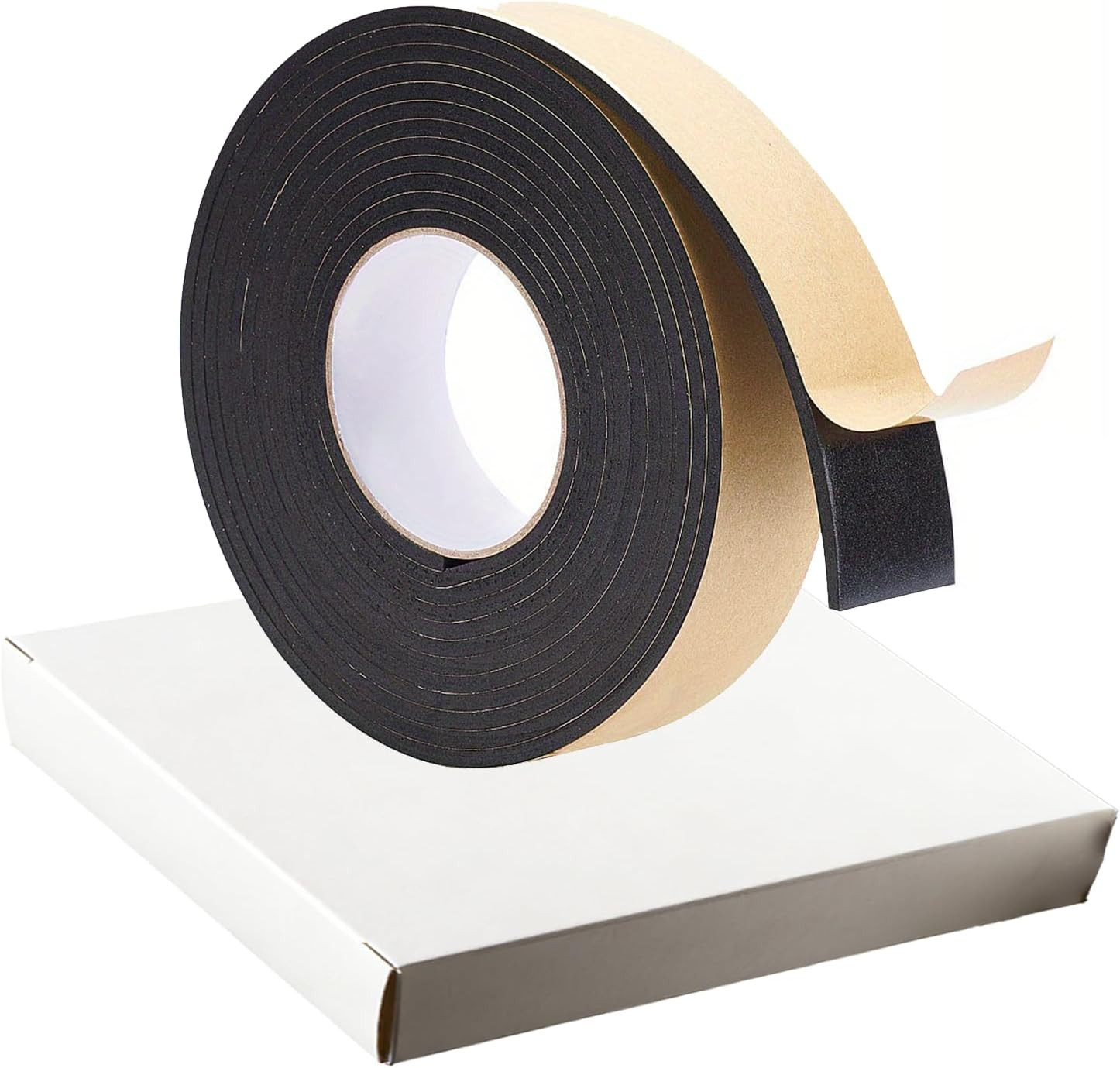 33Ft Pipe Wrap Insulation Foam Tape Self Adhesive 2″x1/8″ HVAC AC Weather Strip