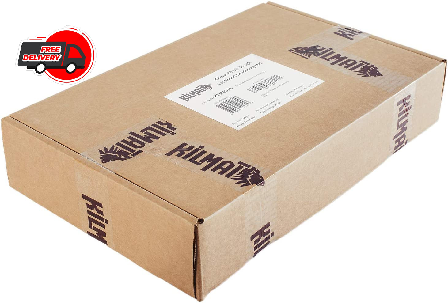 KILMAT 80 mil 18/36sqft Car Sound Deadening Mat, Butyl Automotive Sound Deadener