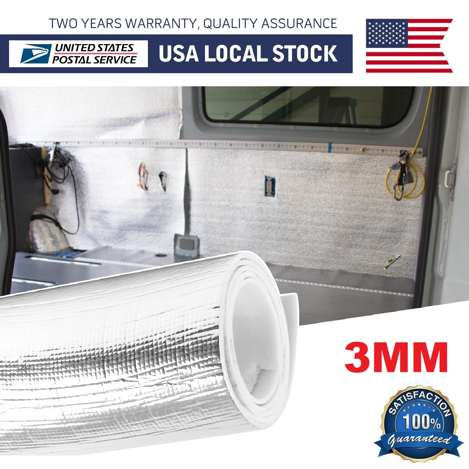 3MM Reflective Foam Insulation Shield, Thermal Insulation Shield Radiant Barrier
