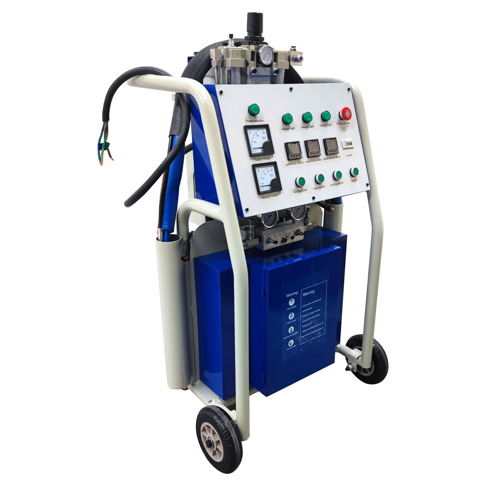 INTBUYING®1:1 Polyurethane Foam Spray Insulation Machine 2-12 kg/min Output 110V