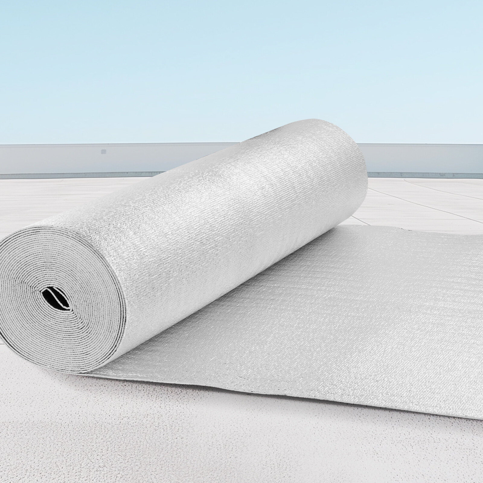 VEVOR Double Reflective Insulation Roll Foam Radiant Barrier 48 in x 50 ft 3.2mm