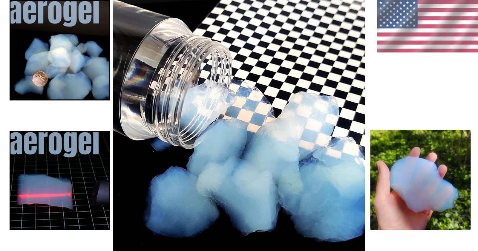High Purity Silica Aerogel Blocks – NASA-Grade Insulation, Unique ‘Frozen Smoke’