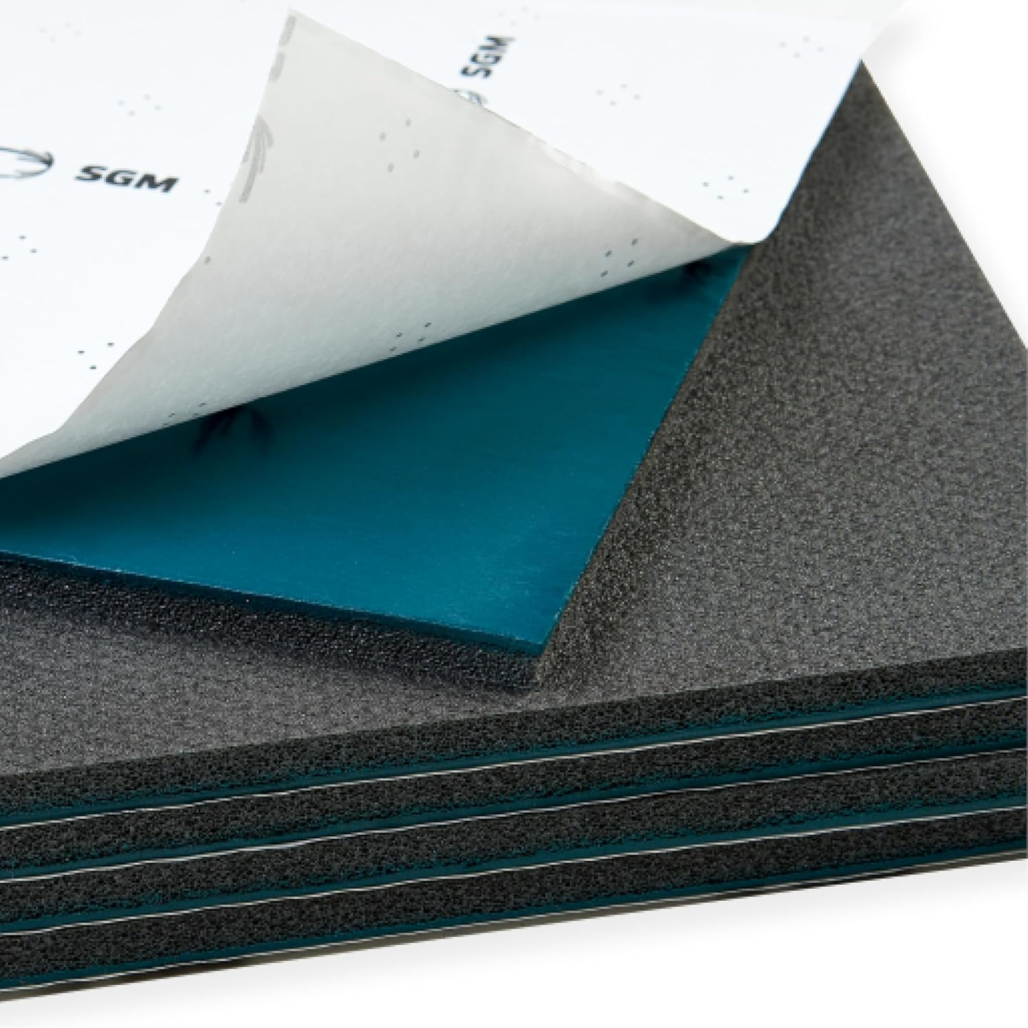 Blue 360 Mil (10Mm) 18 Sqft Car Sound Insulation – Heat and Cool Liner – Self Ad
