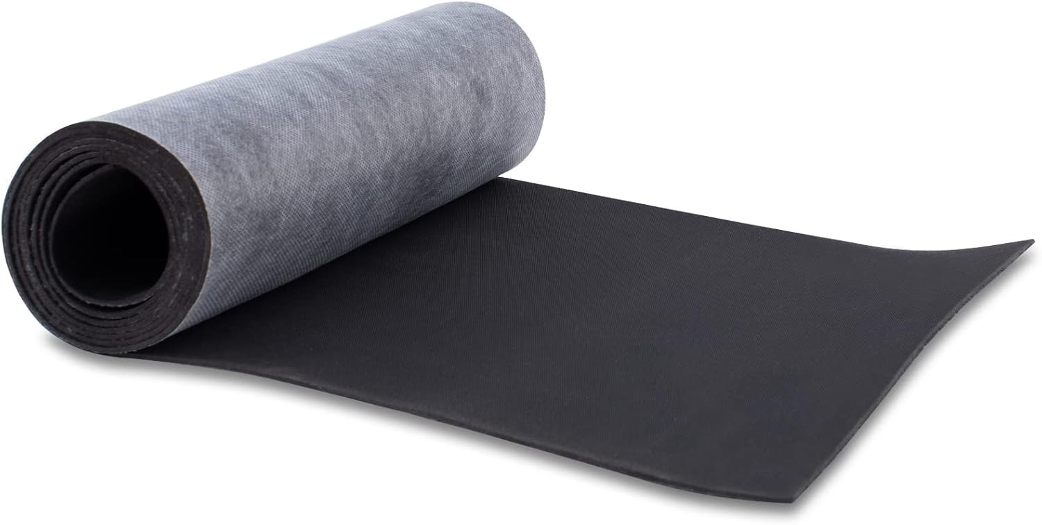 Mass Loaded Vinyl Sound Proof Barrier, 1.25 Ibs/sqft, 1 1/8″ thick, 1 x 8 feet