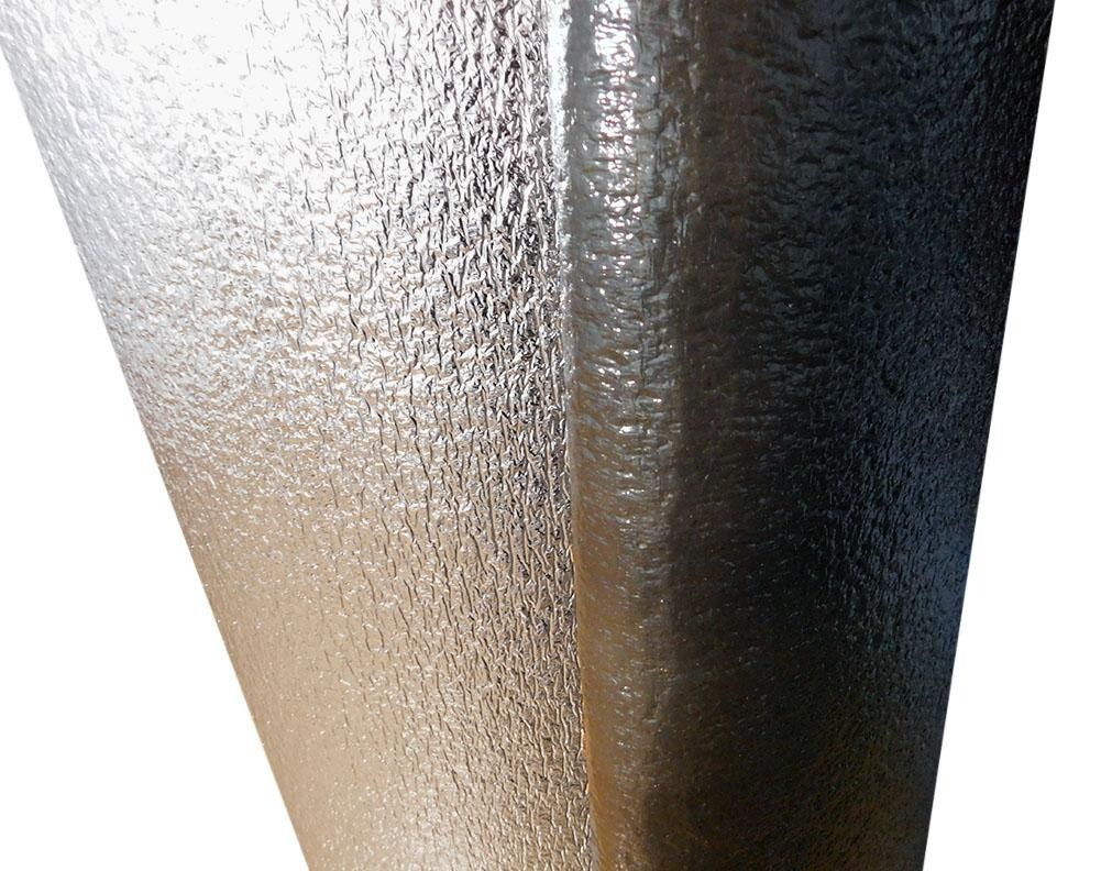 Reflective BLACK / SILVER FOAM CORE Insulation Radiant Barrier 48″X50′ 5MM R8-24