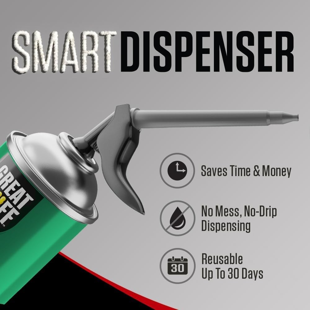 Great Stuff Smart Dispenser Pond Stone Sealant 12oz Waterproof Filler Black Foam