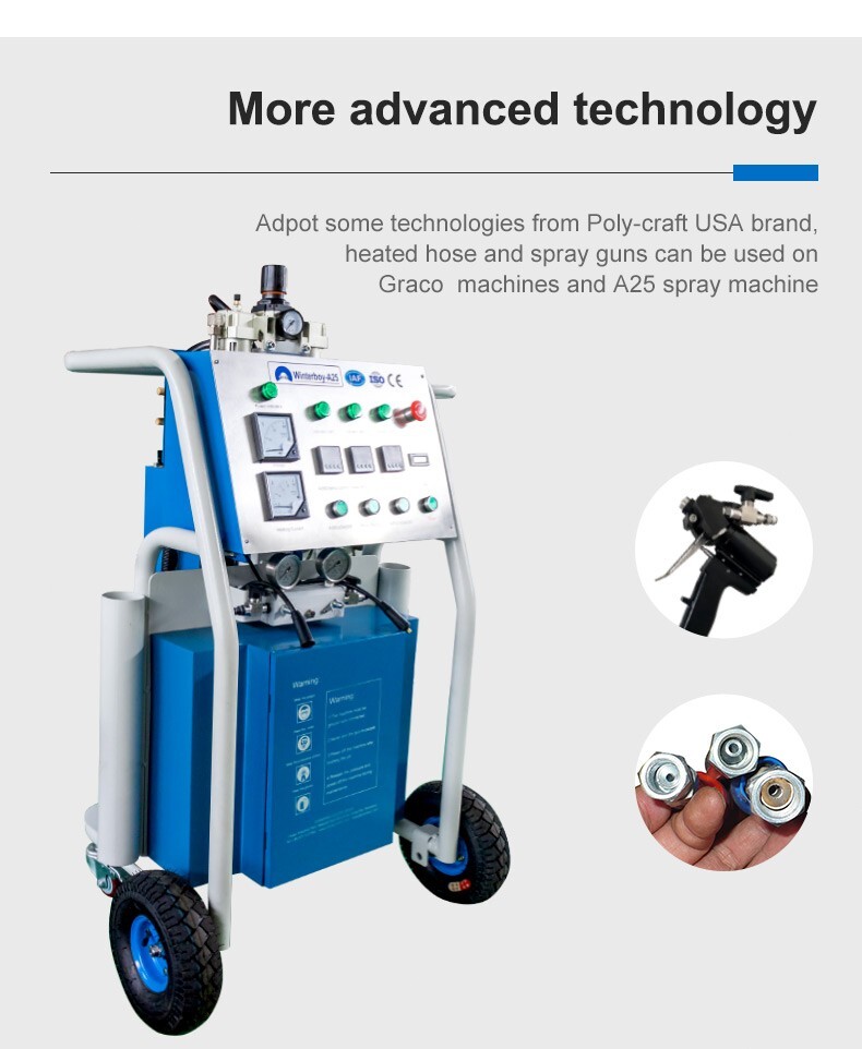 High Power 220V Polyurea and Polyurethane Foam Spray Insulation Machine