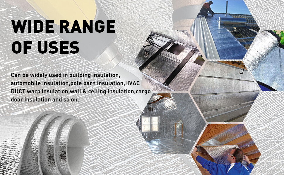 2㎡ Reflective Aluminum Foil Insulation Perforated Attic Roof Radiant Barrier