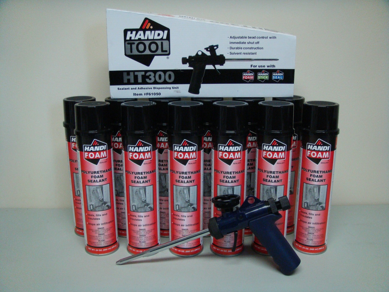 Fomo Handi Foam Sealant – Case of 12 – HT330 Gun – It’s Great Stuff!