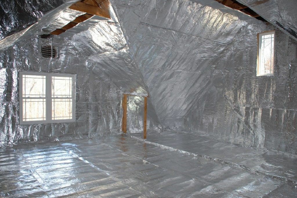 Attic-Foilㅤ Original Attic Radiant Barrier 4′ Wide 2000sqft Tearproof Perforated