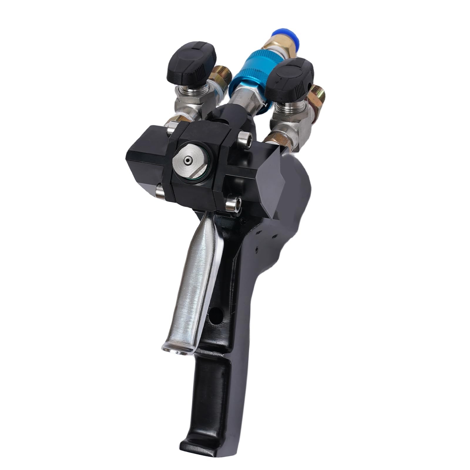 Portable Polyurethane P2 PU Foam Spray Gun Self Cleaning Air Purge Spray Gun