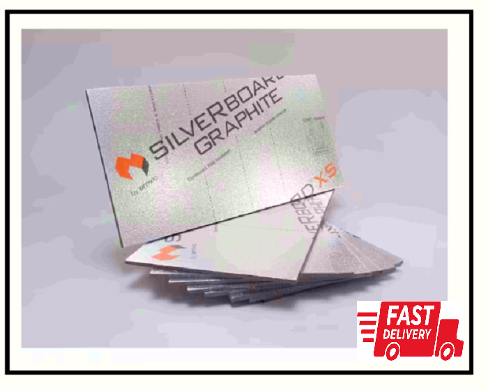 SilveRboard Wall Insulation Kit 0.625″ x 48″ x 24″ 72-Sq-Ft R-3 (9-Sheets/Kit)