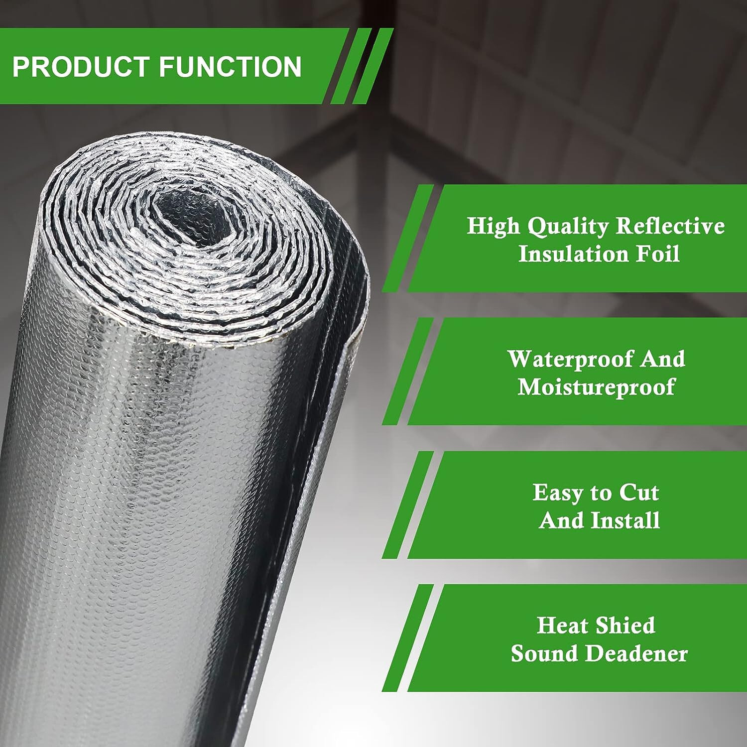 REFLECTIX 100SQFT (4FT WIDE) Double Reflective Insulation Radiant Barrier R7-21