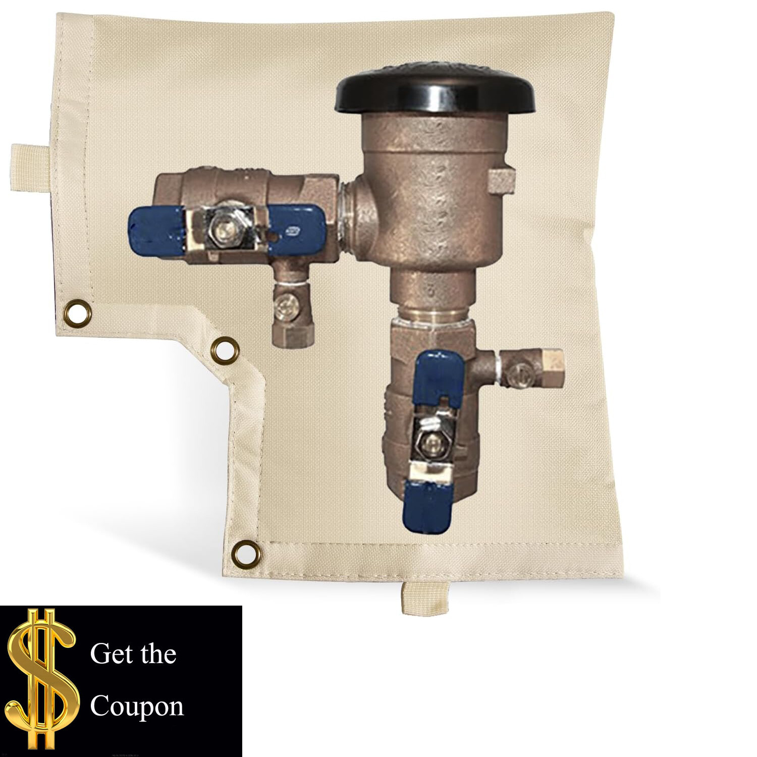 Backflow Preventer Cover Insulated Pouch Protect Pressure Vacuum Breaker Cover