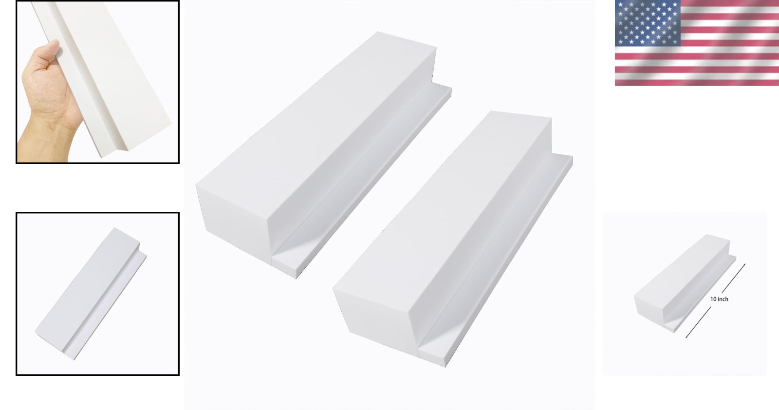 2-Pack Insulation Blocks with Strip for Midea U AC – Custom Fit & Easy Install