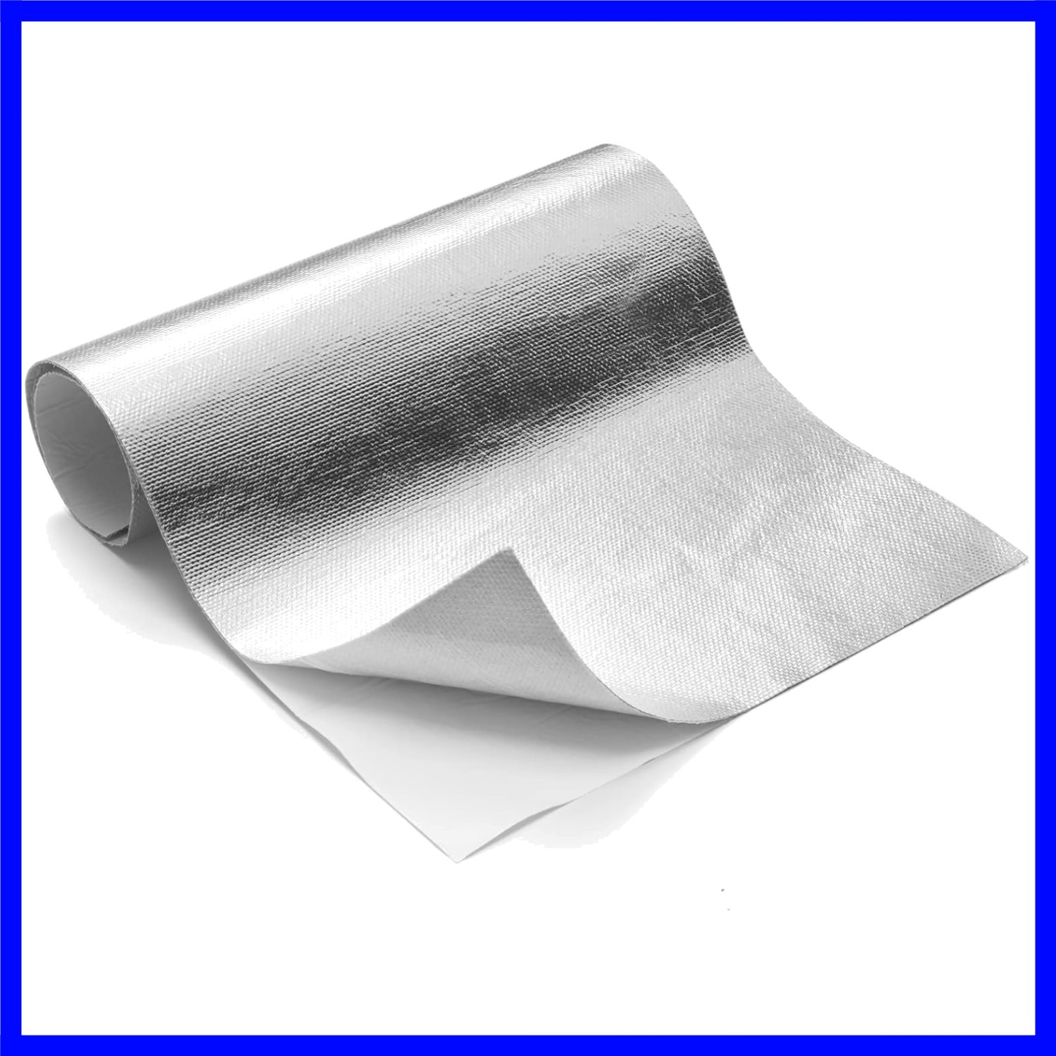 Aluminized Heat Shield Mat Thermal Barrier Adhesive Backed Heat Blanket 12” …