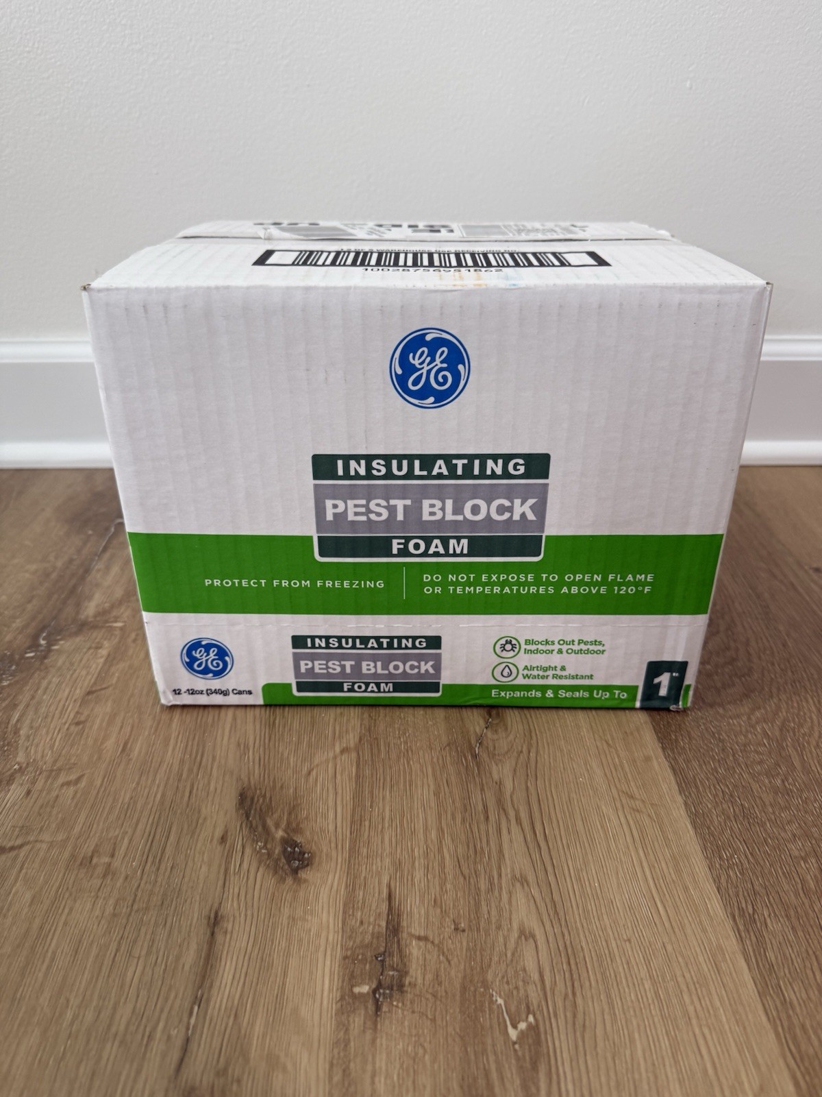 GE Pest Block Indoor & Outdoor Insulating Foam 12 Oz Can – 12 Pack