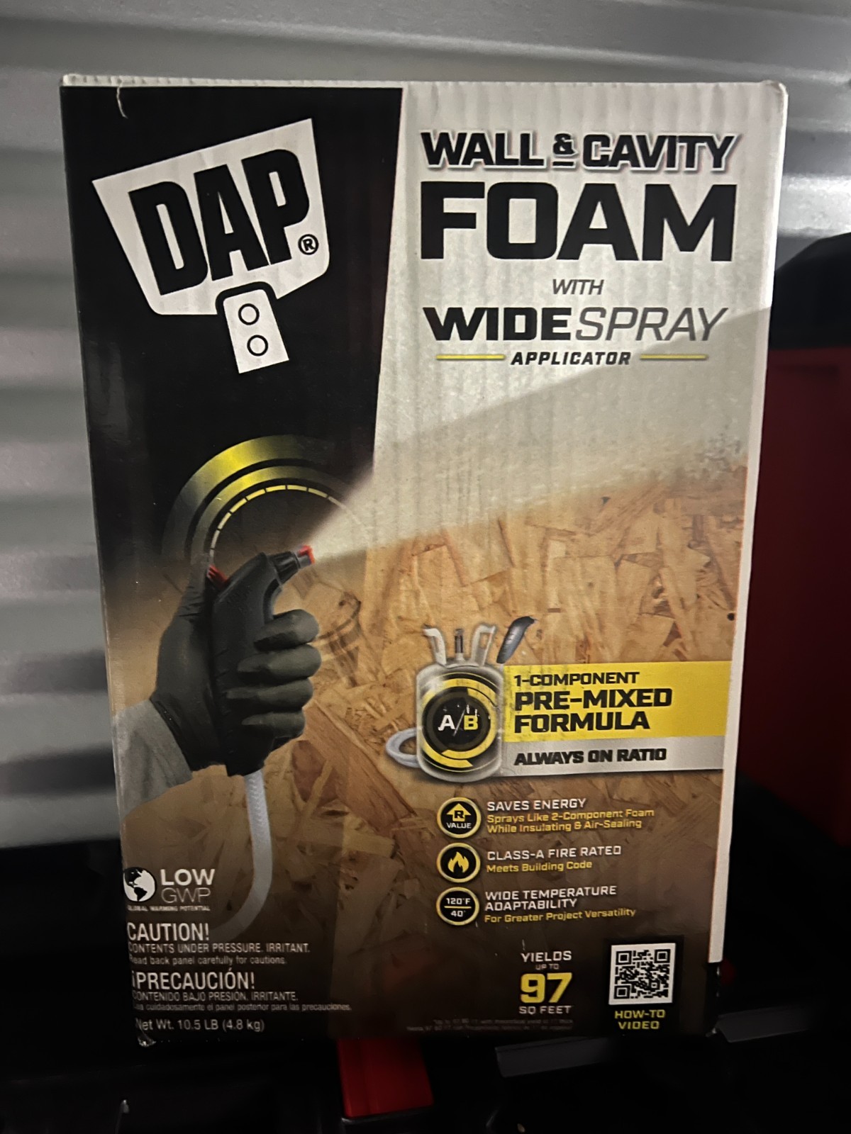 DAP Wall and Cavity 10.5 LB 320-oz. Spray gun Indoor Spray Foam Insulation